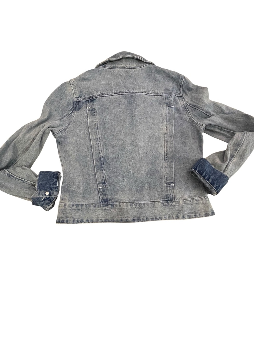 Free People Light Blue Denim Jean Jacket s/p - Picture 2 of 6